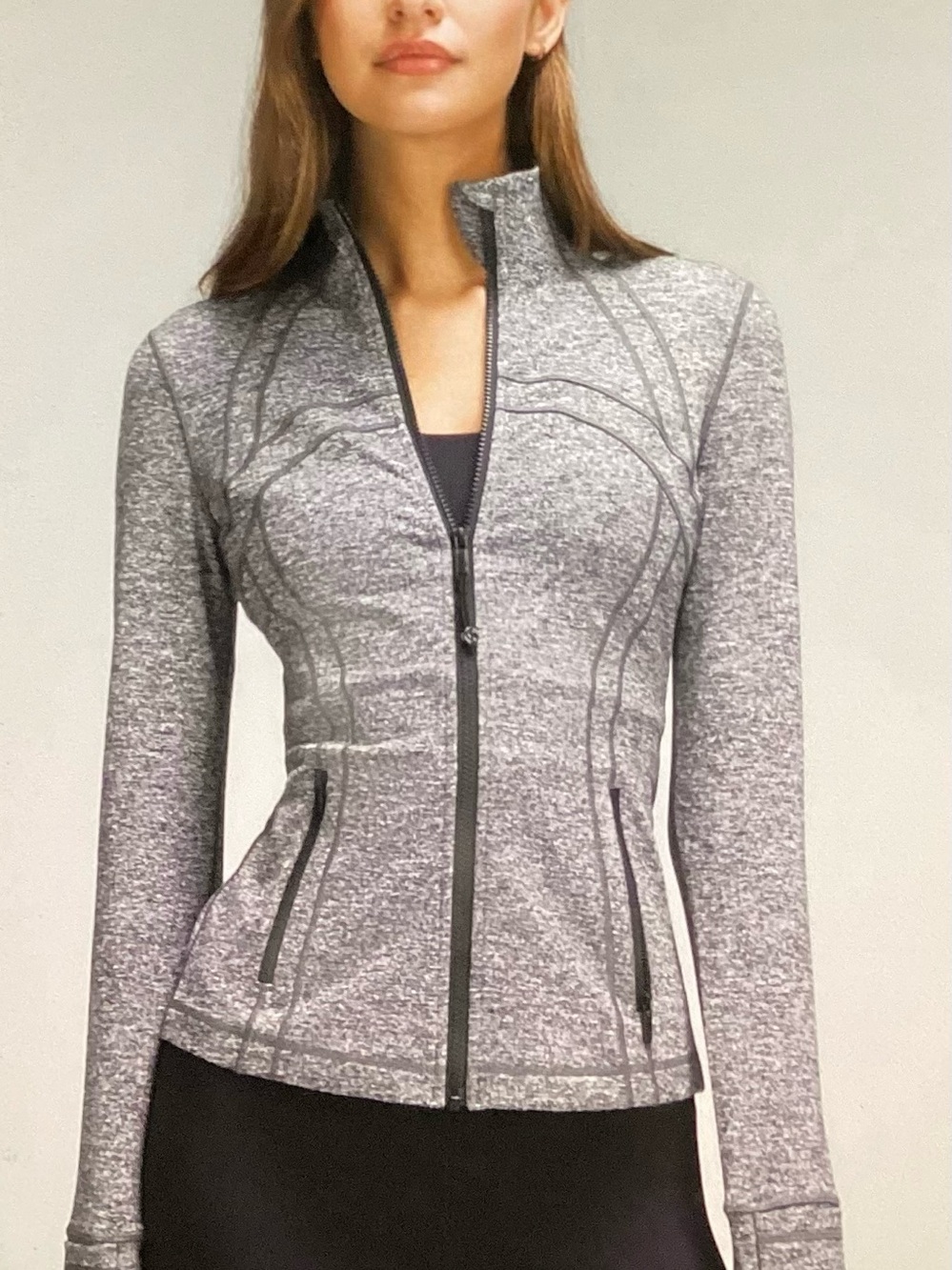 Lululemon Define Jacket (Luon)in Heathered Black